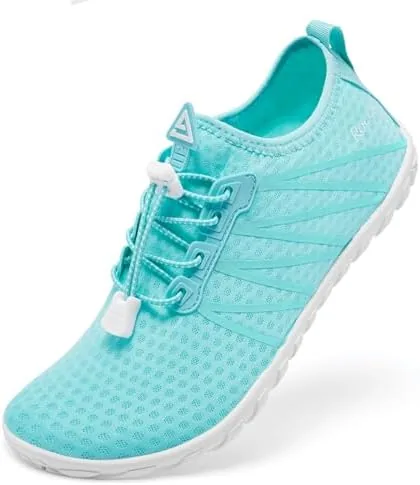 racqua women water shoes swim beach shoes pool outdoor sports breathable barefoot quick dry aqua shoes mint green 85